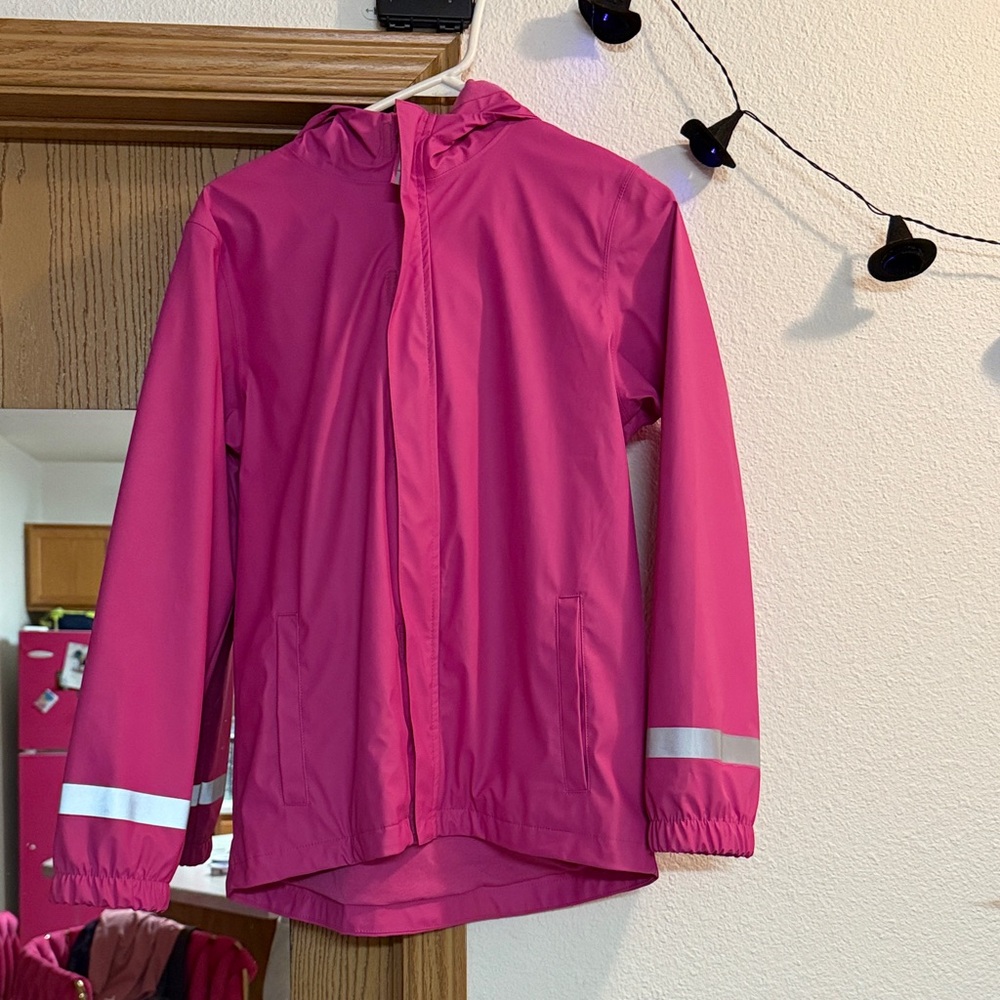 Pink Kids Rain Jacket